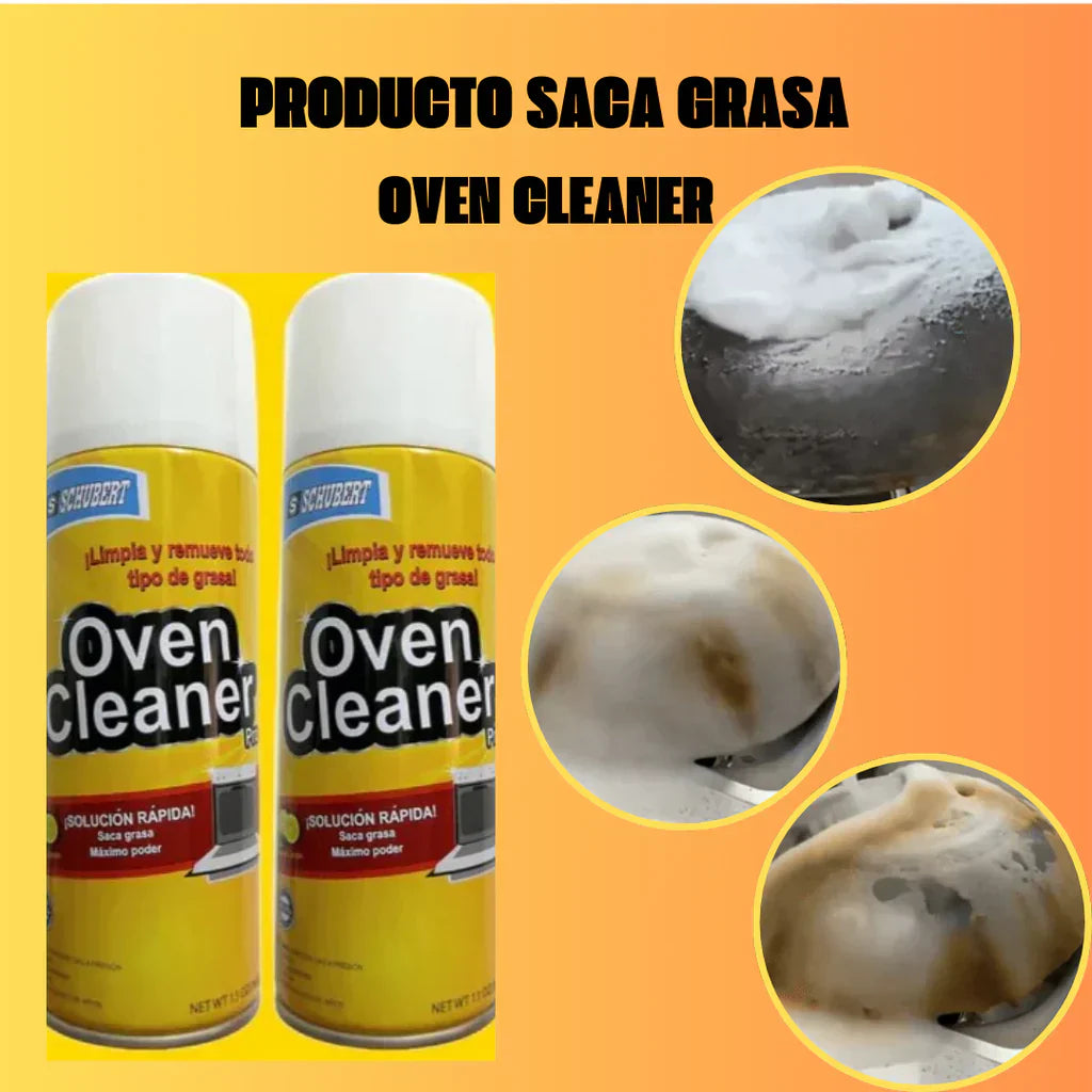 OVEN CLEANER - ELIMINA LA GRASA Y LA SUCIEDAD AGREGADA FÁCILMENTE